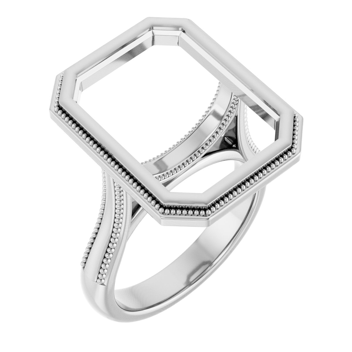 Bezel-Set Solitaire Engagement Ring