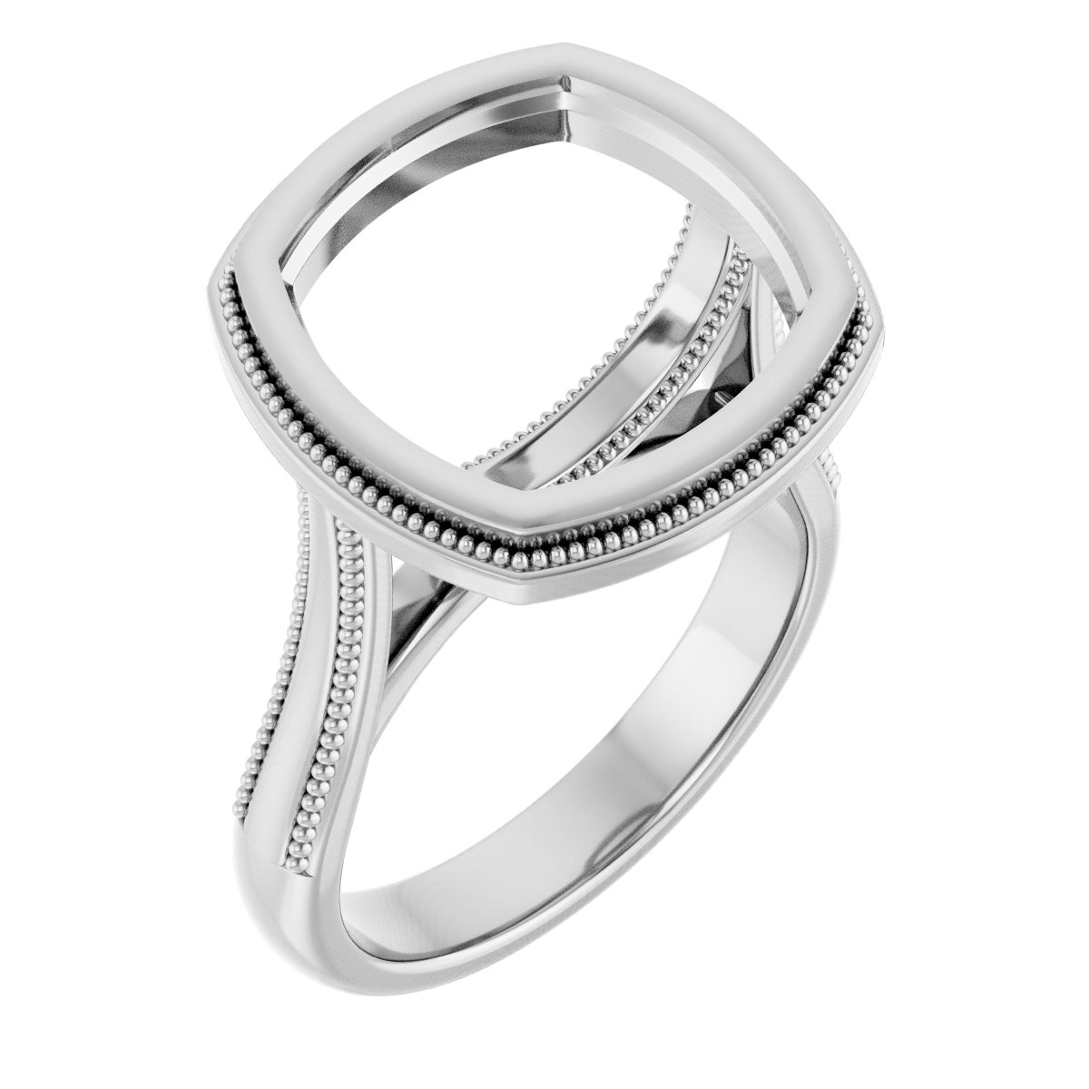 Bezel-Set Solitaire Engagement Ring