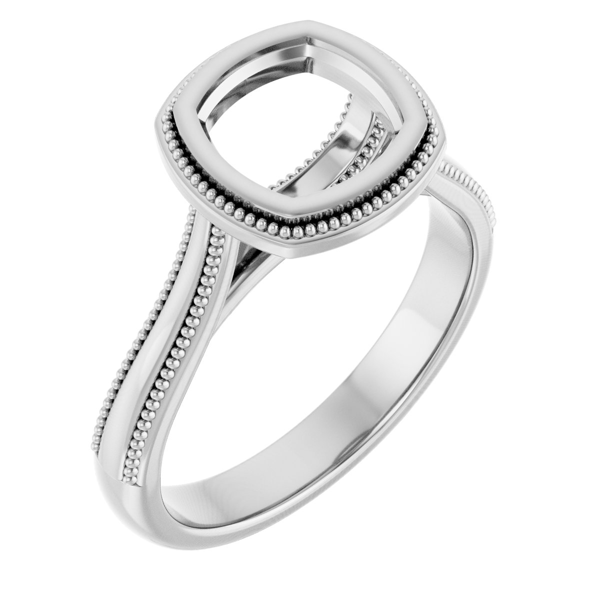 Bezel-Set Solitaire Engagement Ring