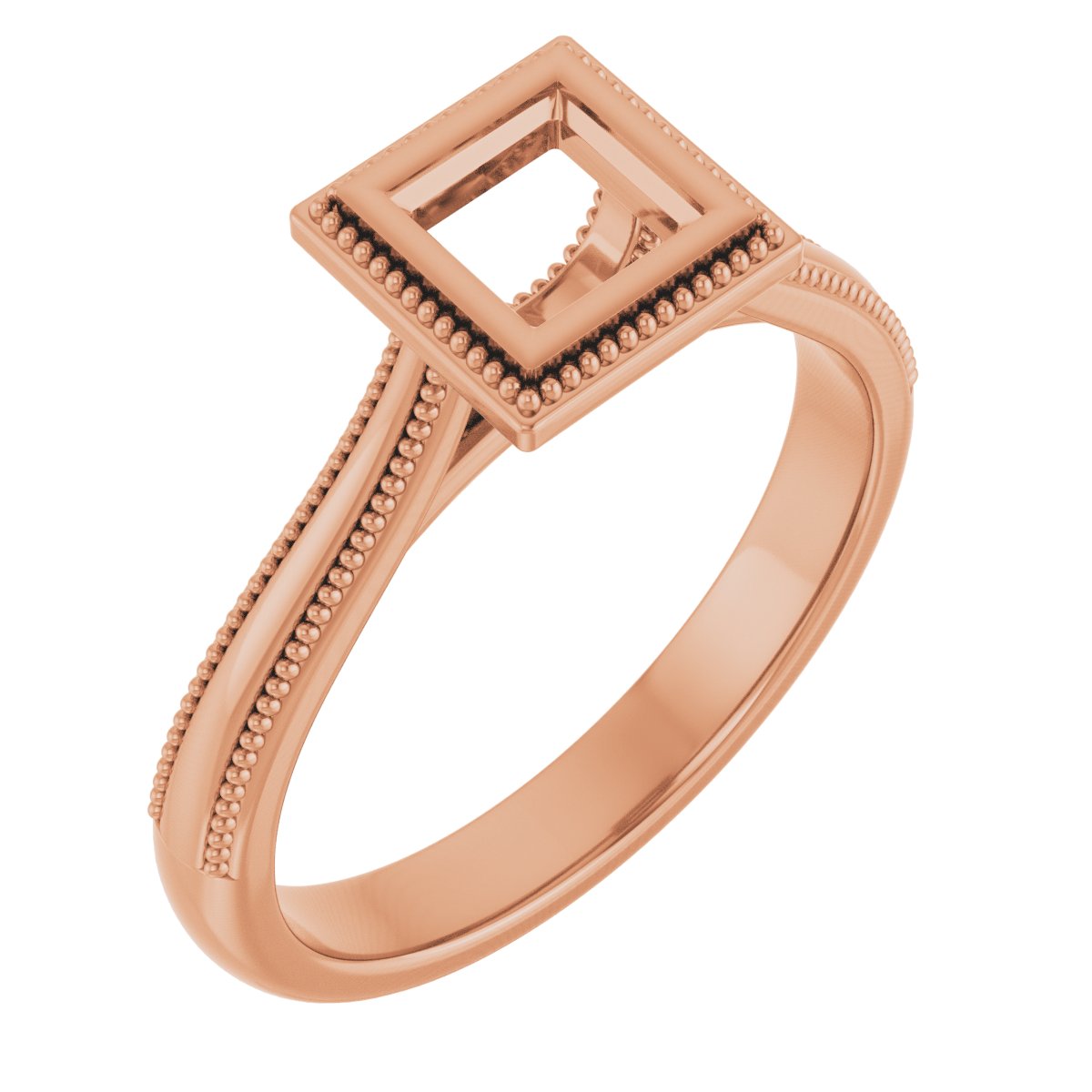 Bezel-Set Solitaire Engagement Ring