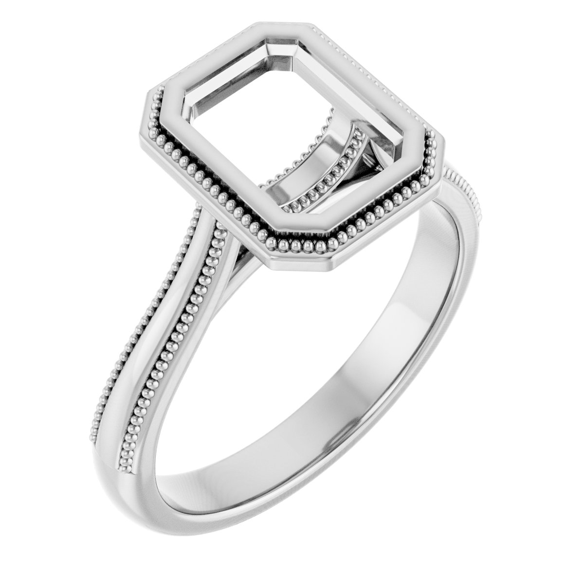 Bezel-Set Solitaire Engagement Ring