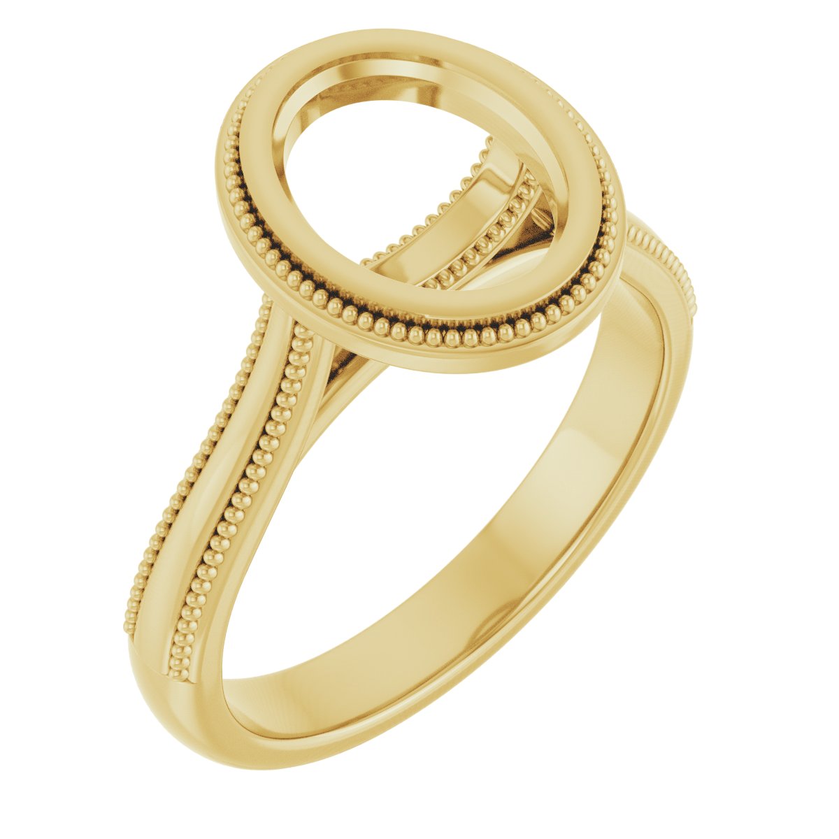 Bezel-Set Solitaire Engagement Ring