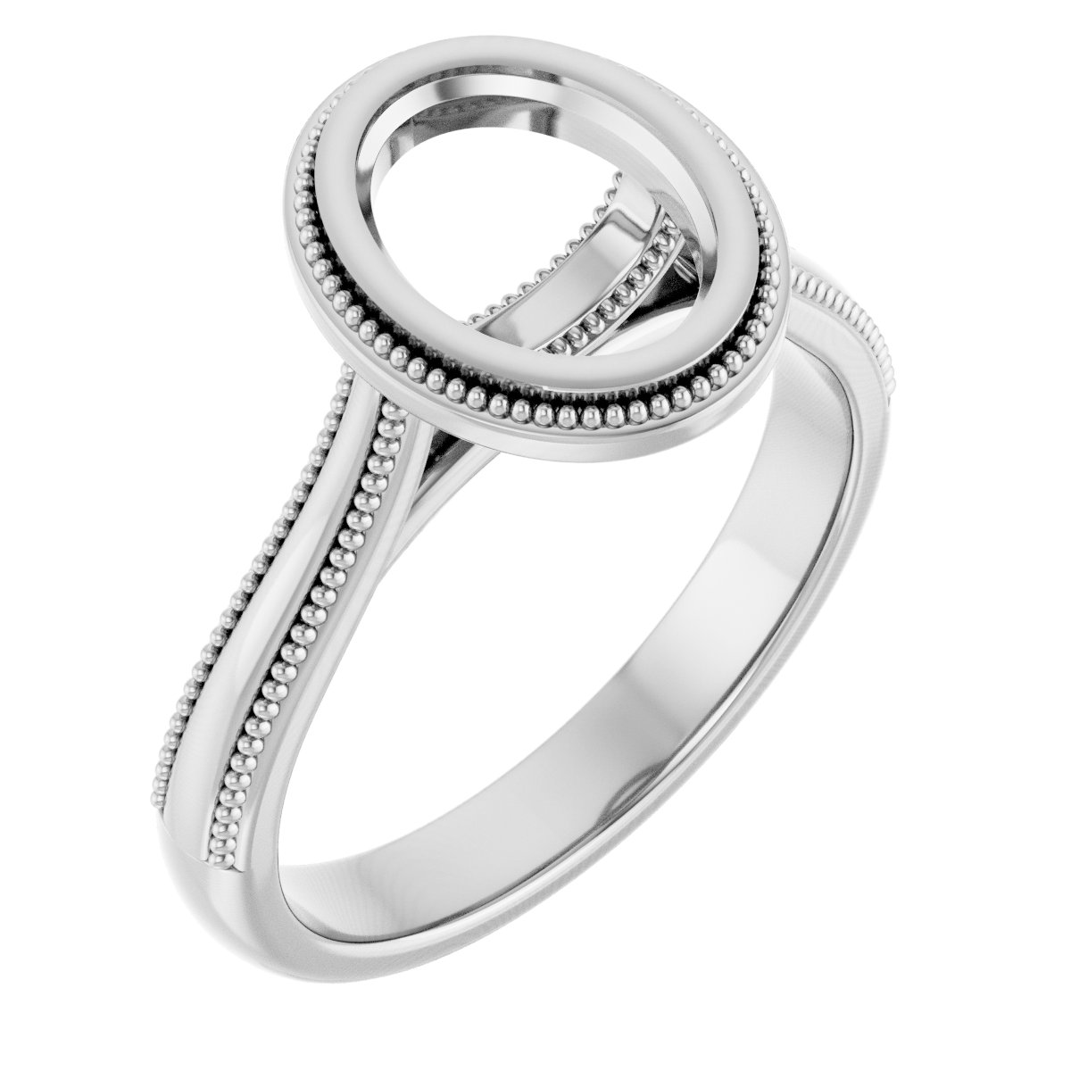 Bezel-Set Solitaire Engagement Ring