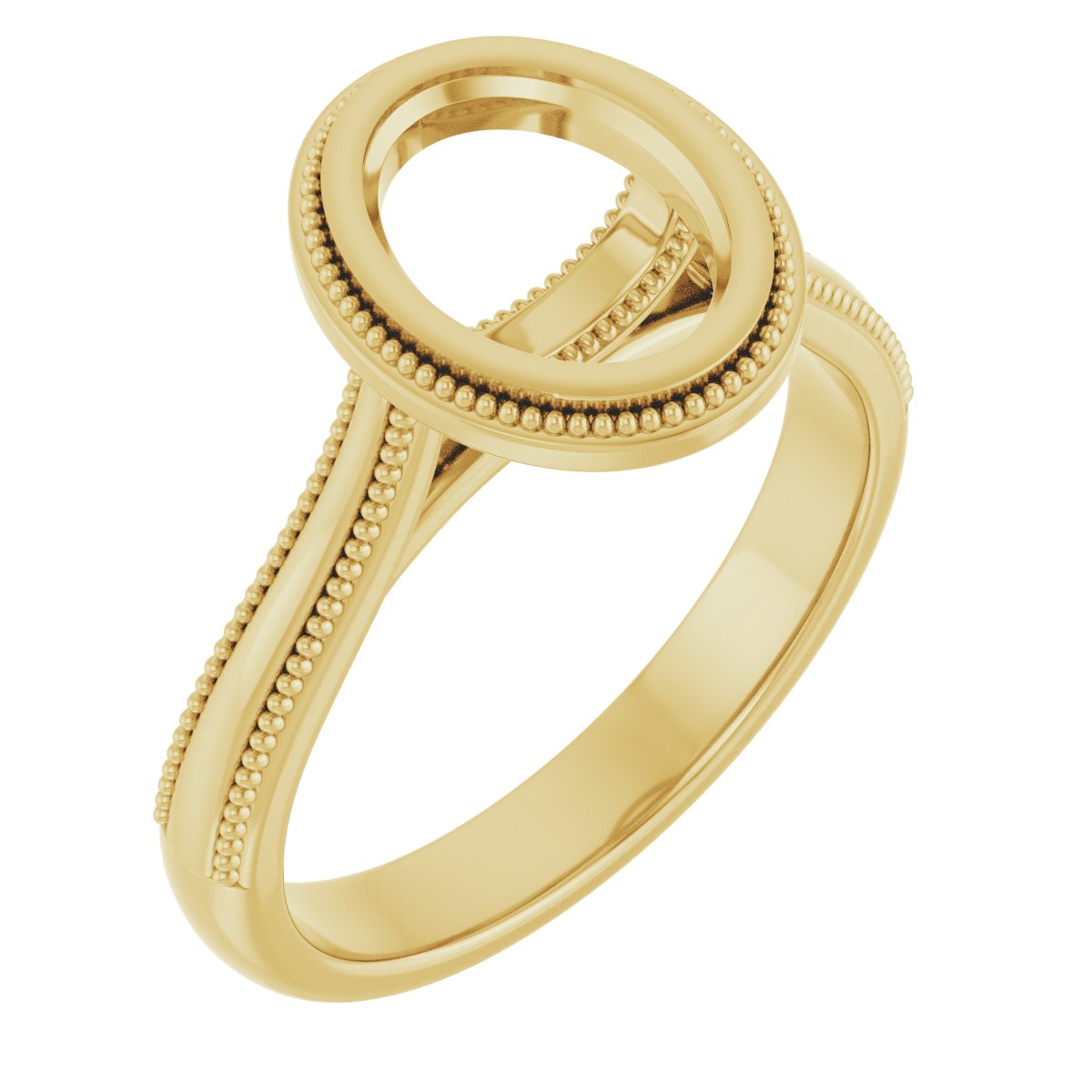 Bezel-Set Solitaire Engagement Ring