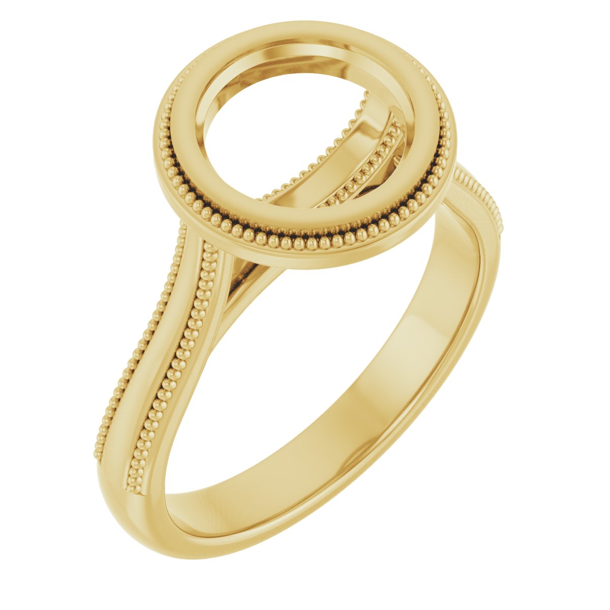 Bezel-Set Solitaire Engagement Ring