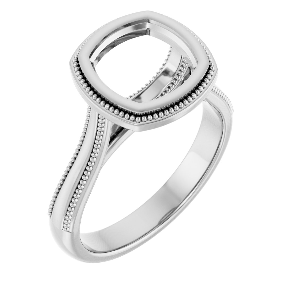 Bezel-Set Solitaire Engagement Ring