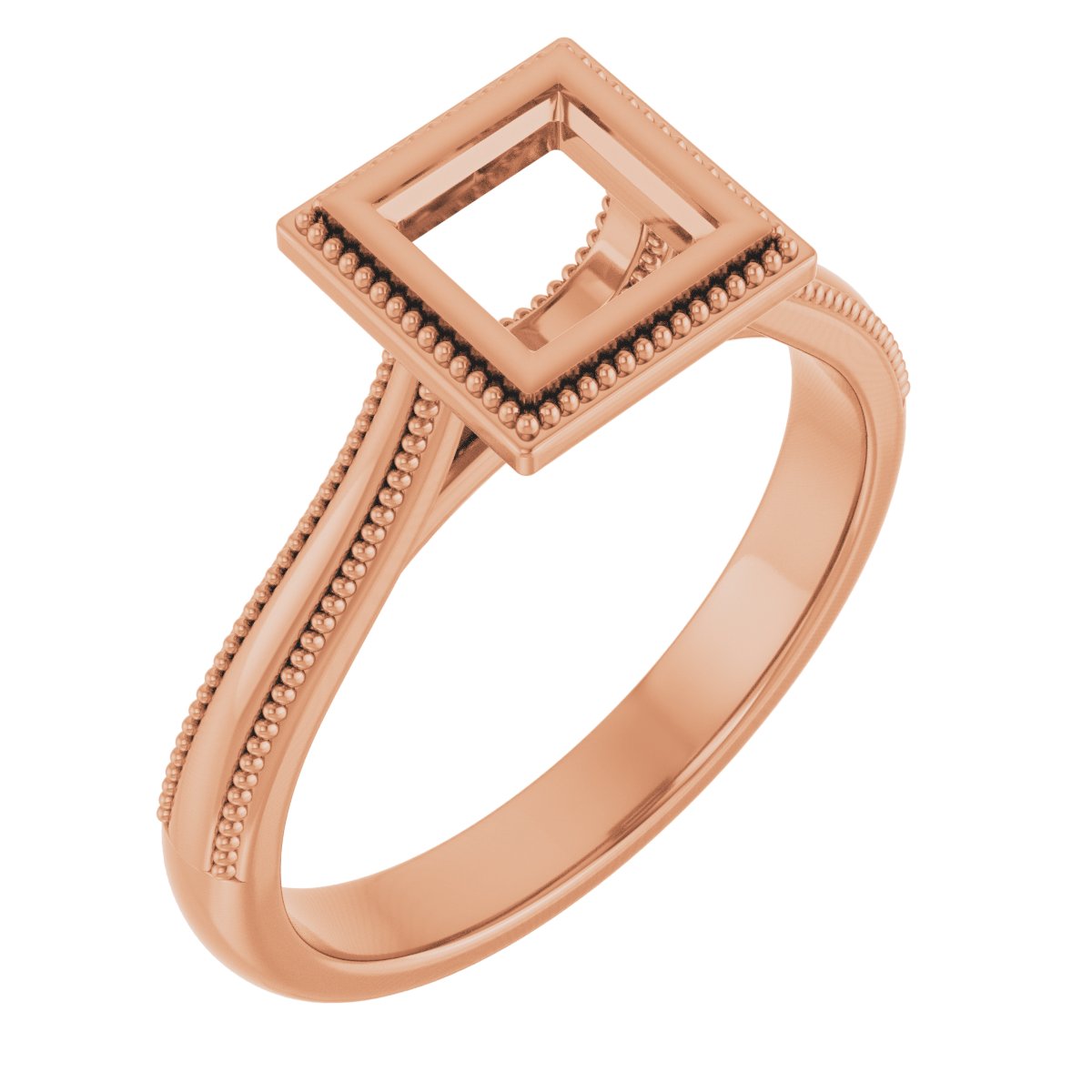 Bezel-Set Solitaire Engagement Ring