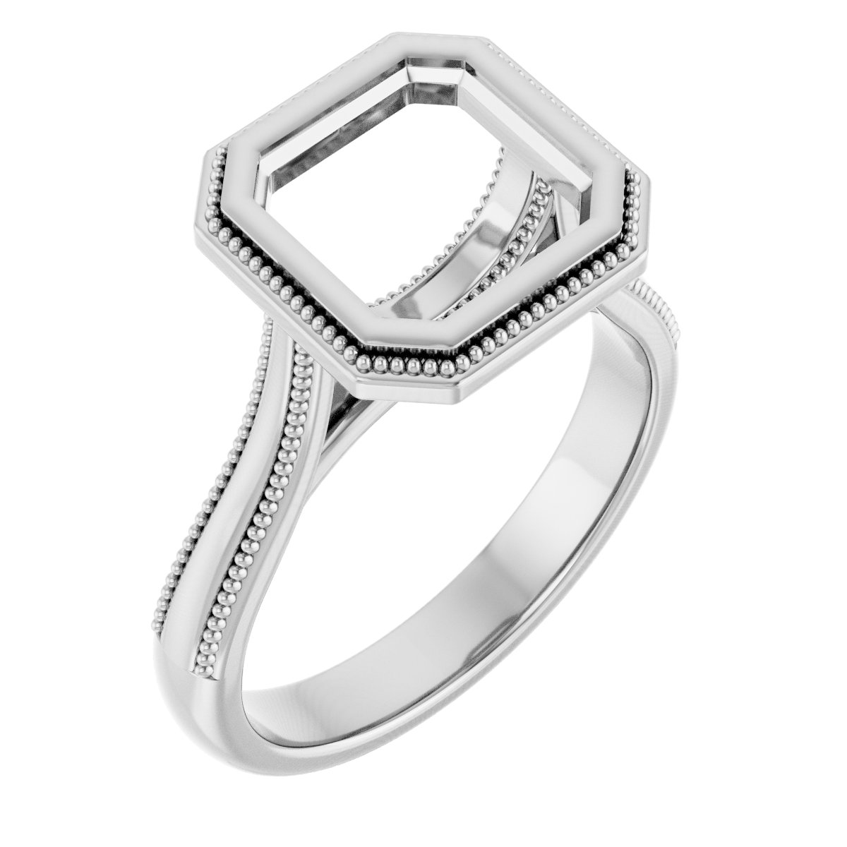 Bezel-Set Solitaire Engagement Ring