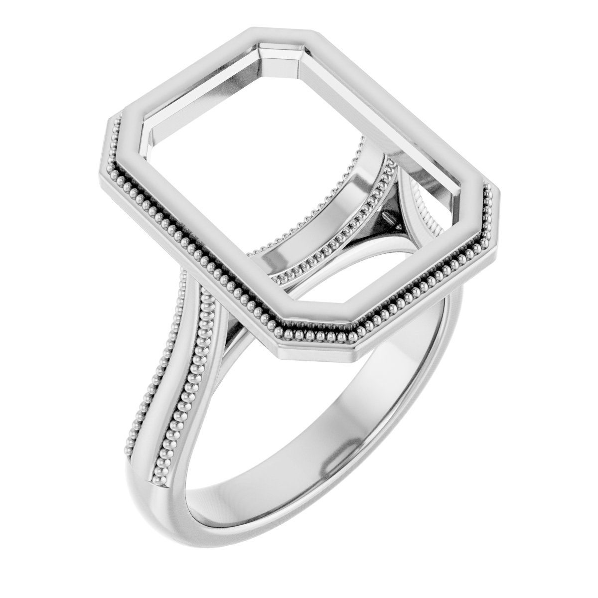 Bezel-Set Solitaire Engagement Ring