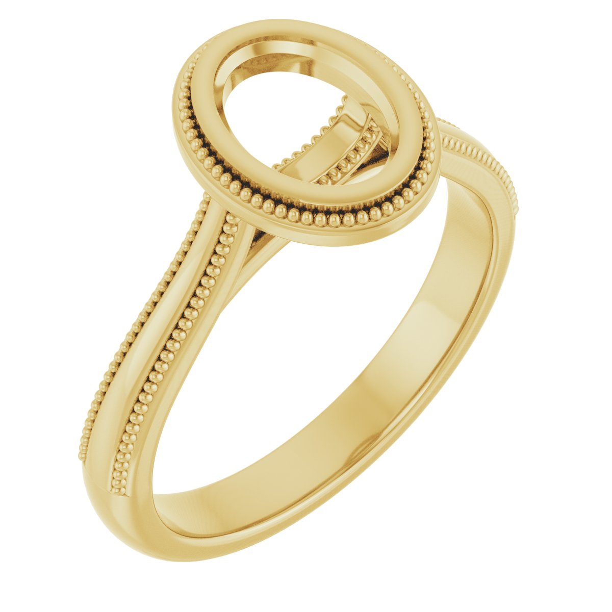 Bezel-Set Solitaire Engagement Ring