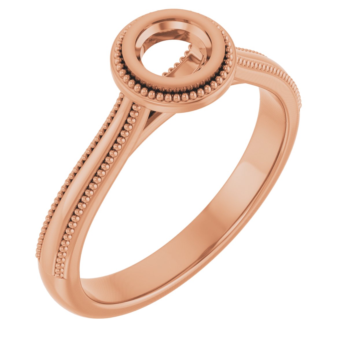 Bezel-Set Solitaire Engagement Ring