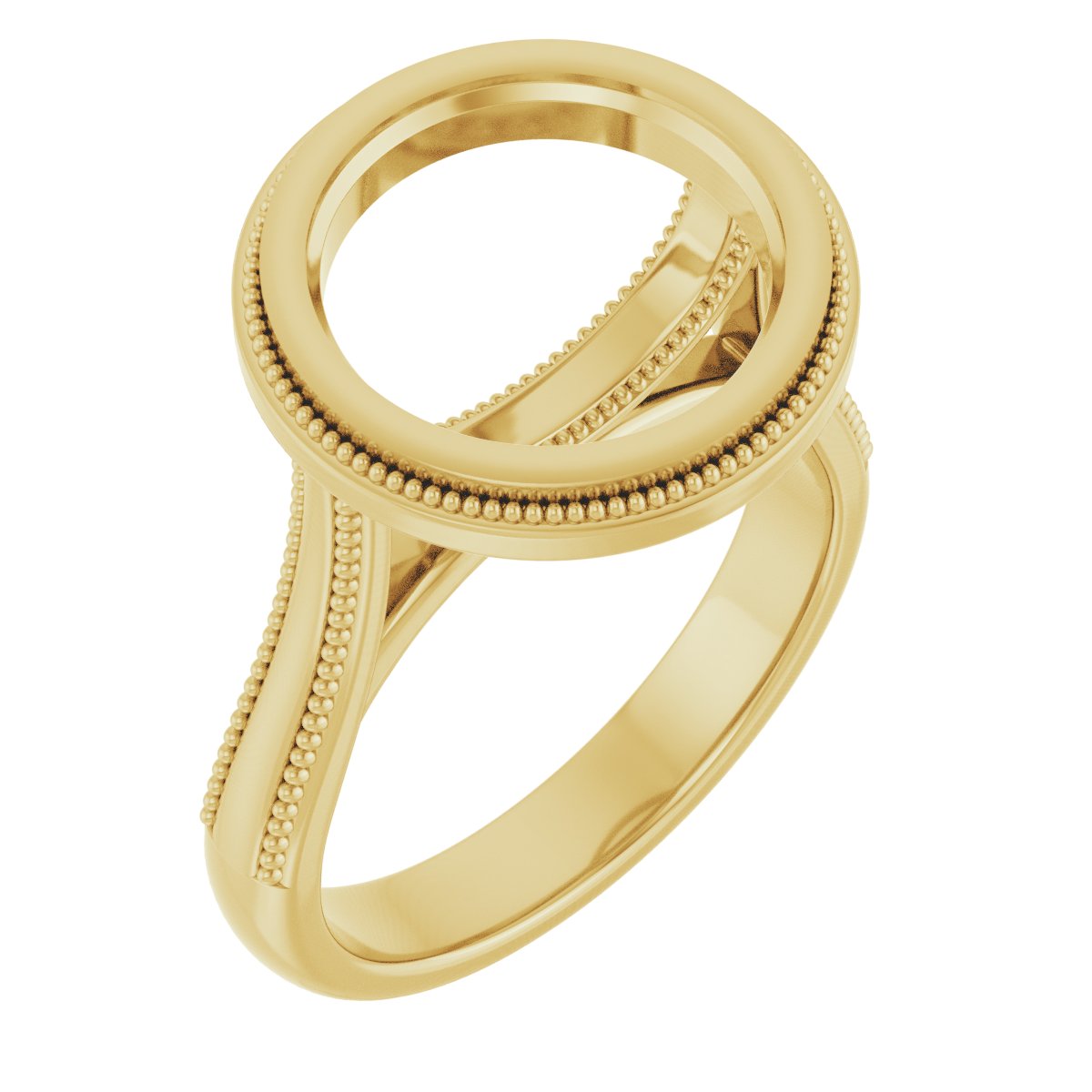 Bezel-Set Solitaire Engagement Ring