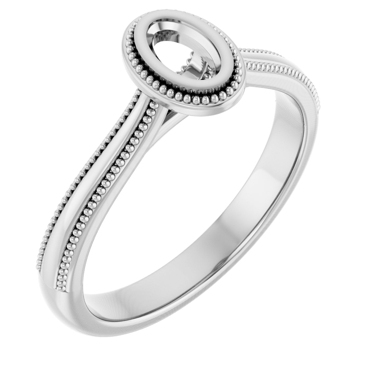 Bezel-Set Solitaire Engagement Ring