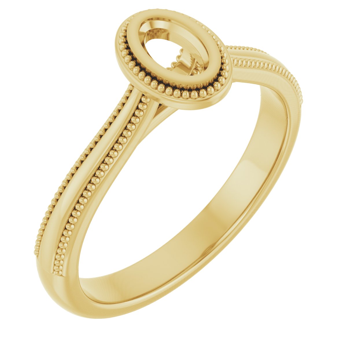 Bezel-Set Solitaire Engagement Ring
