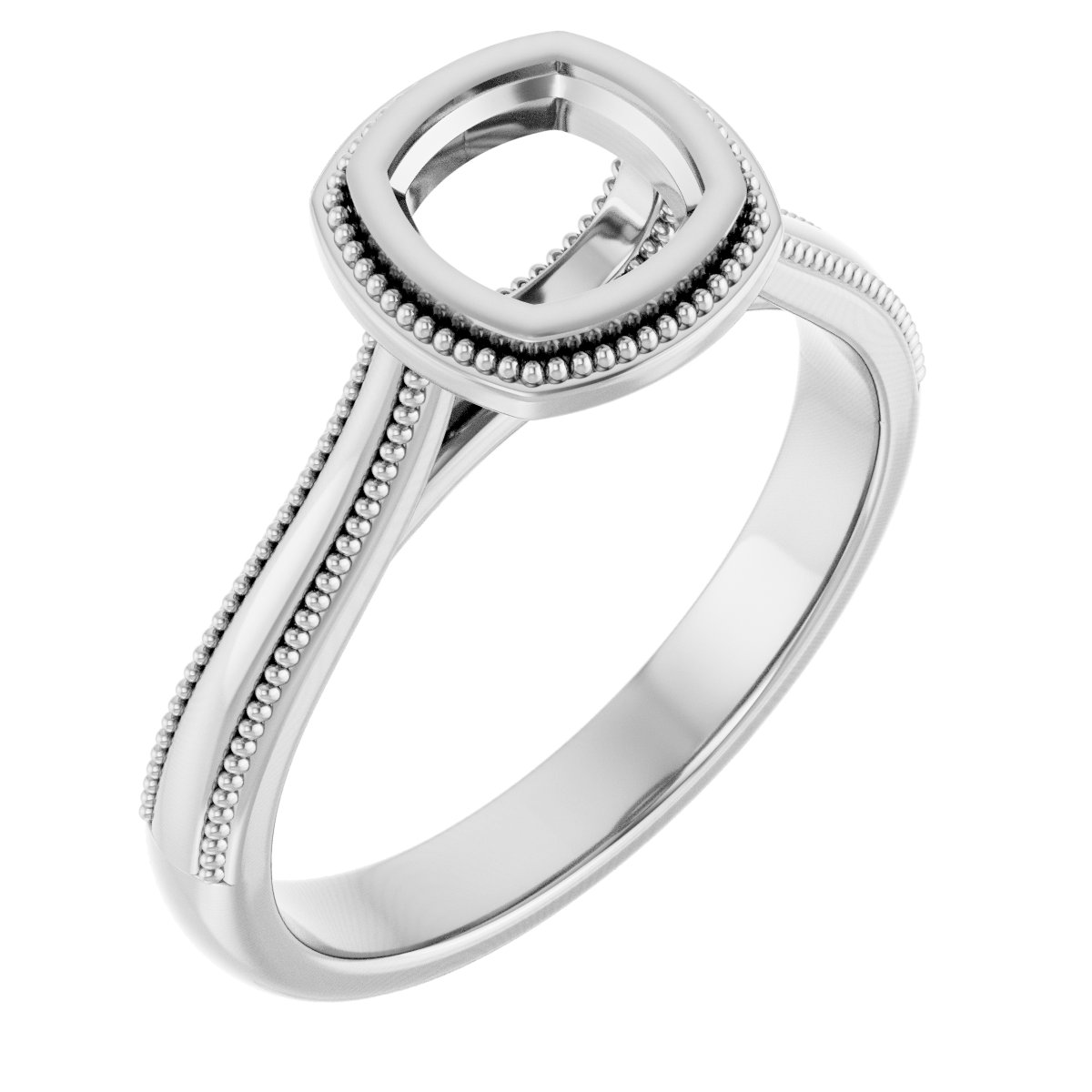 Bezel-Set Solitaire Engagement Ring