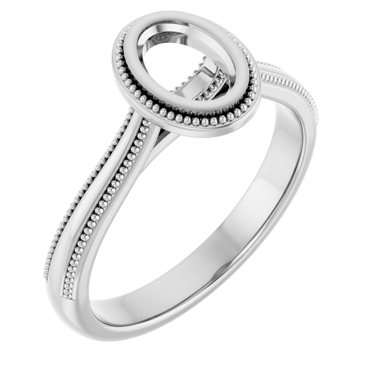 Bezel-Set Solitaire Engagement Ring