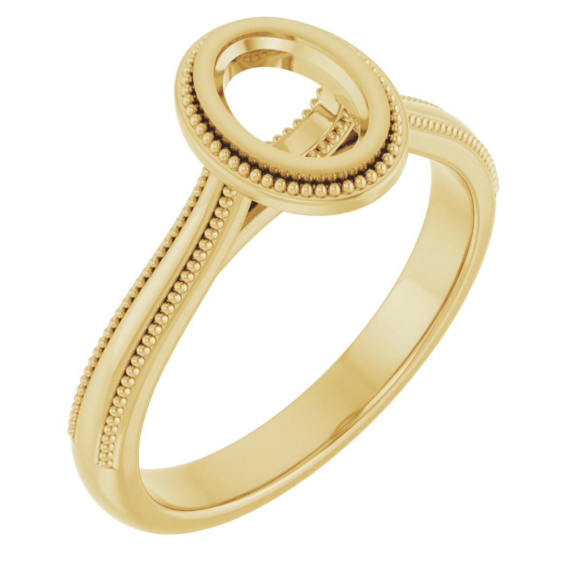 Bezel-Set Solitaire Engagement Ring