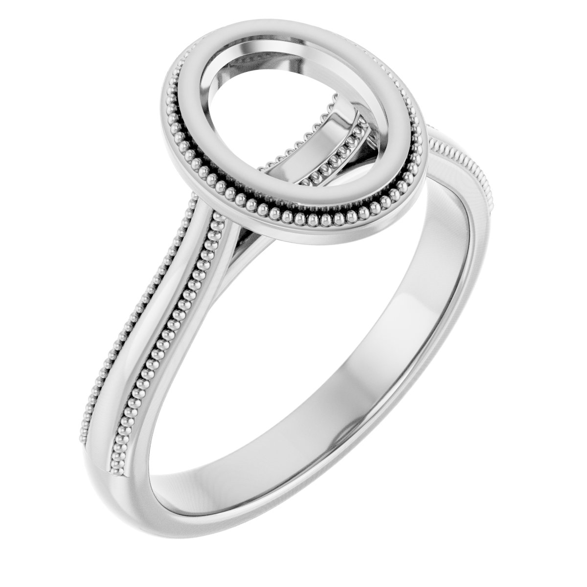 Bezel-Set Solitaire Engagement Ring