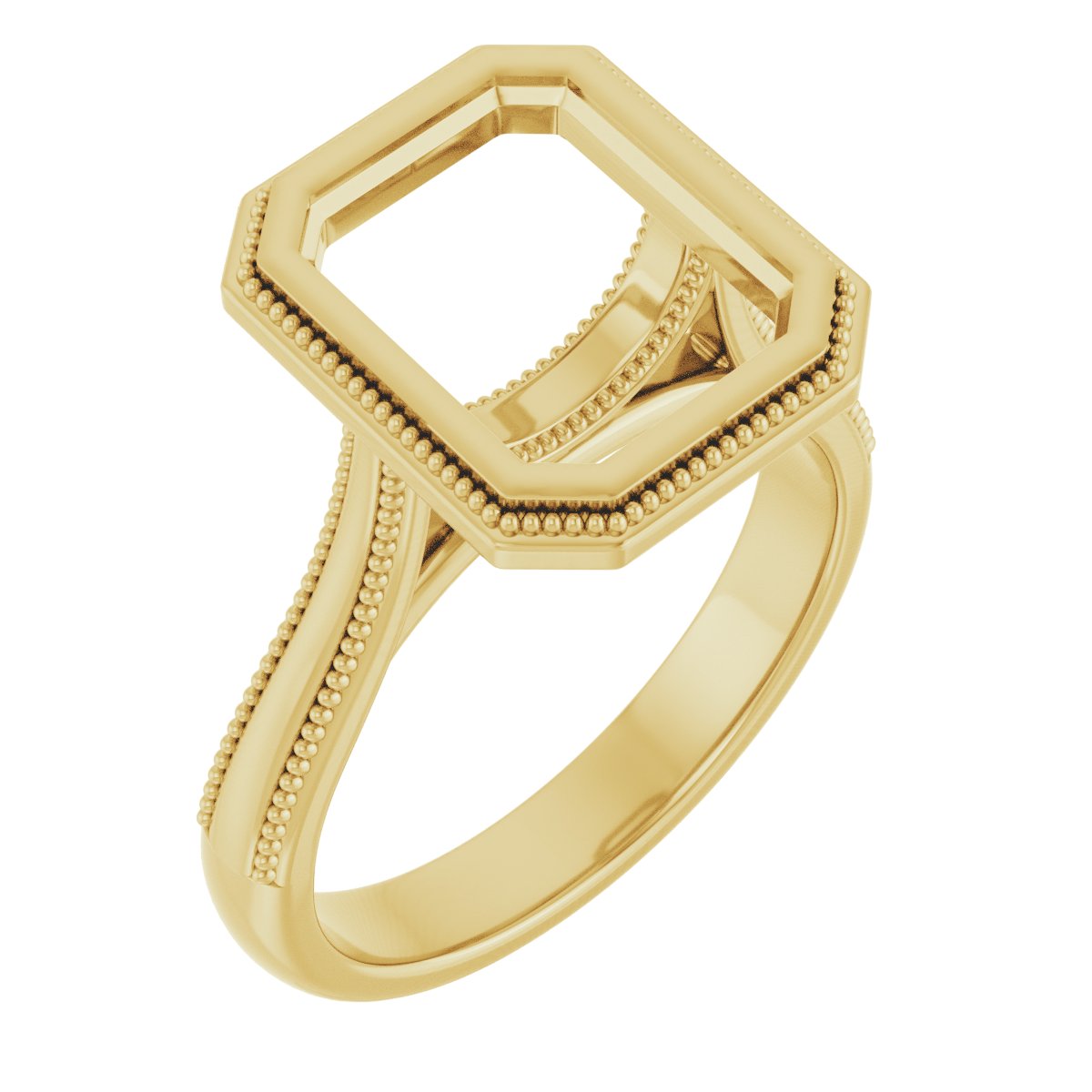 Bezel-Set Solitaire Engagement Ring