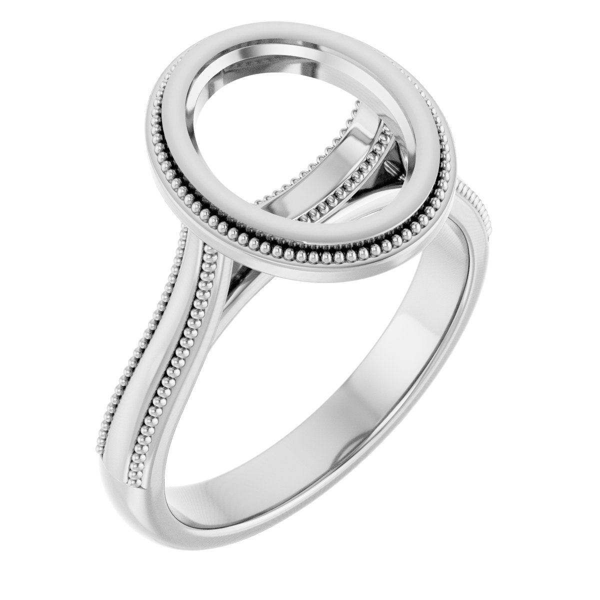 Bezel-Set Solitaire Engagement Ring