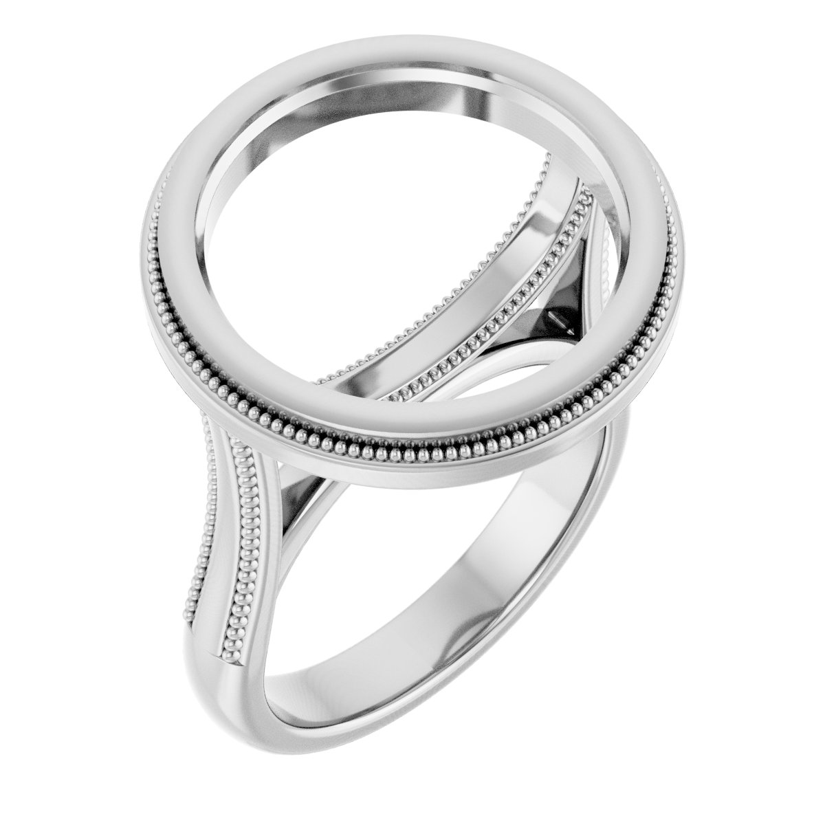 Bezel-Set Solitaire Engagement Ring