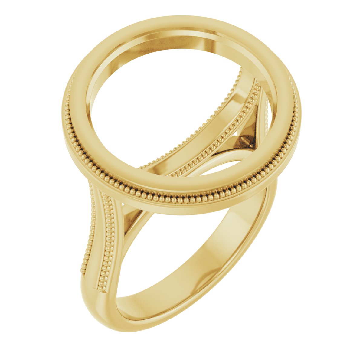 Bezel-Set Solitaire Engagement Ring