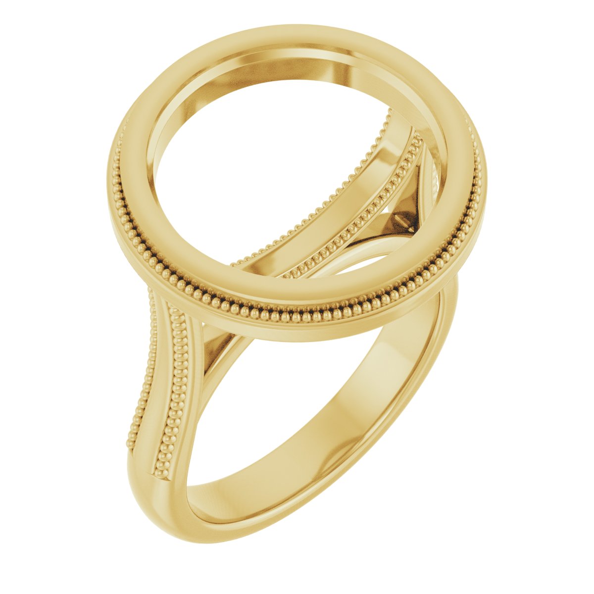 Bezel-Set Solitaire Engagement Ring