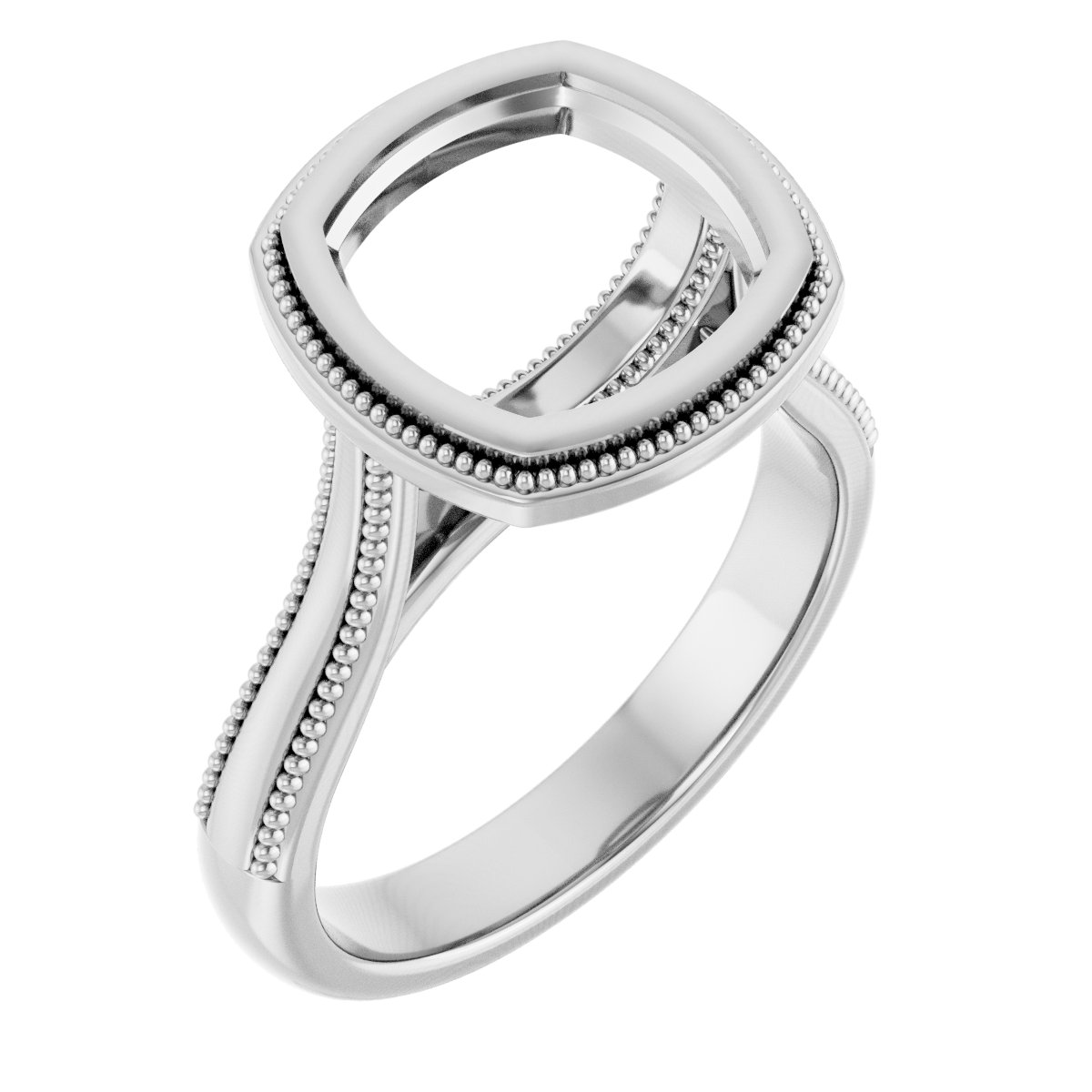 Bezel-Set Solitaire Engagement Ring