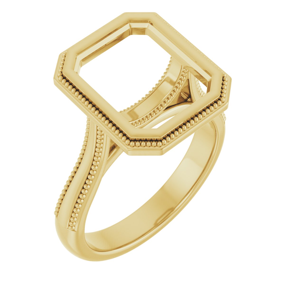 Bezel-Set Solitaire Engagement Ring