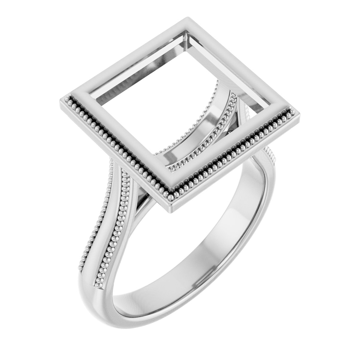 Bezel-Set Solitaire Engagement Ring