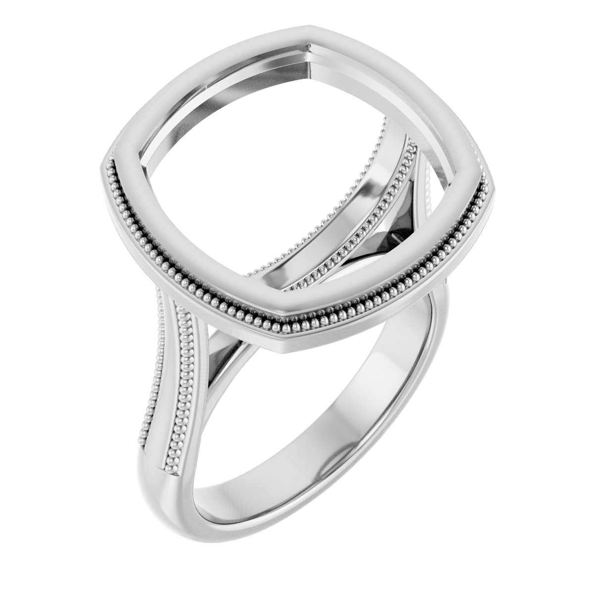 Bezel-Set Solitaire Engagement Ring