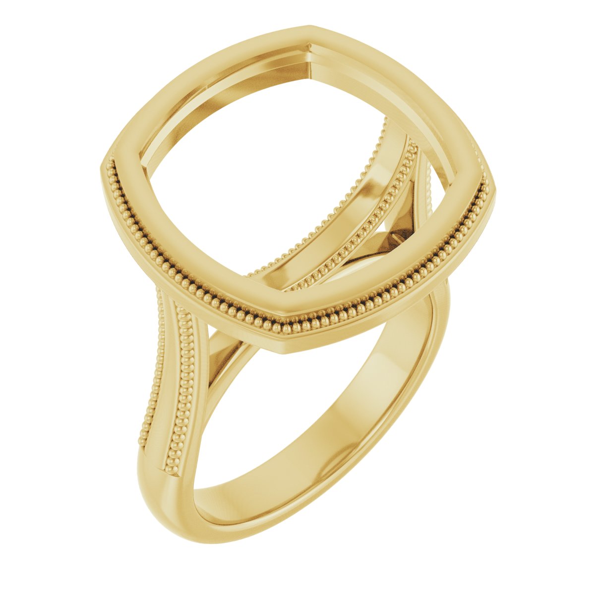 Bezel-Set Solitaire Engagement Ring