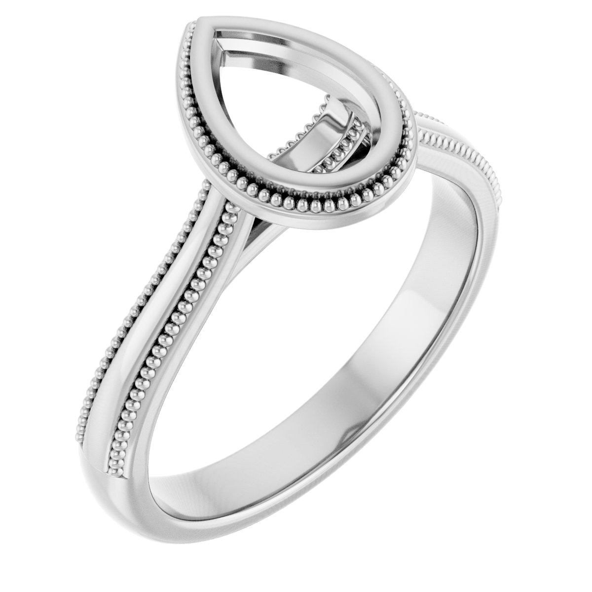 Bezel-Set Solitaire Engagement Ring