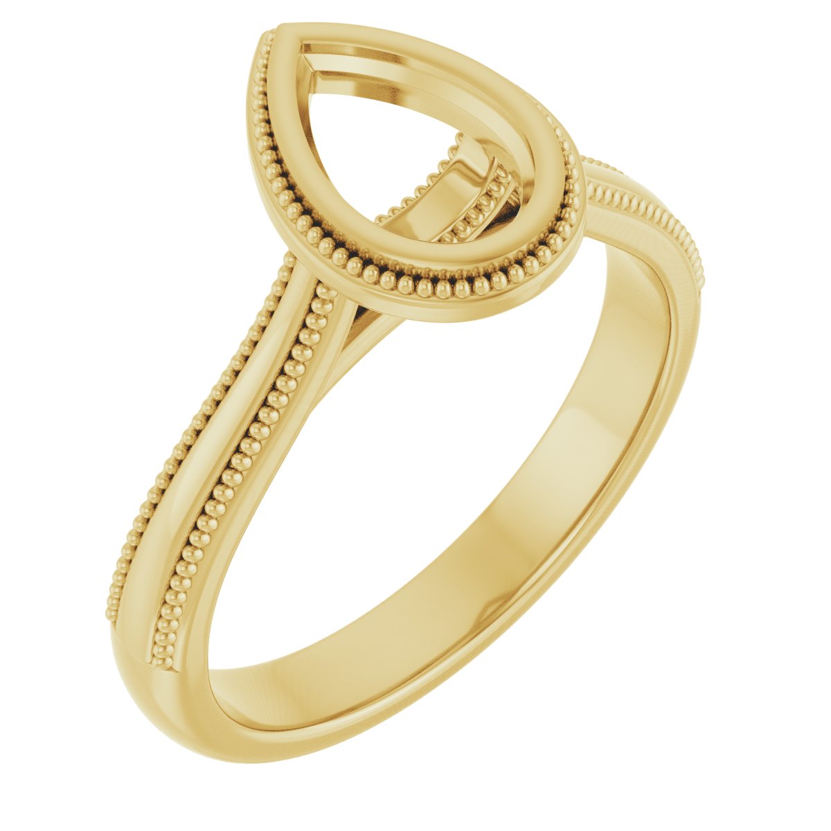 Bezel-Set Solitaire Engagement Ring