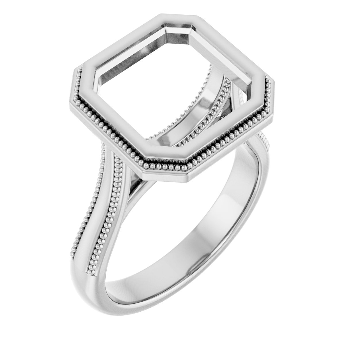 Bezel-Set Solitaire Engagement Ring