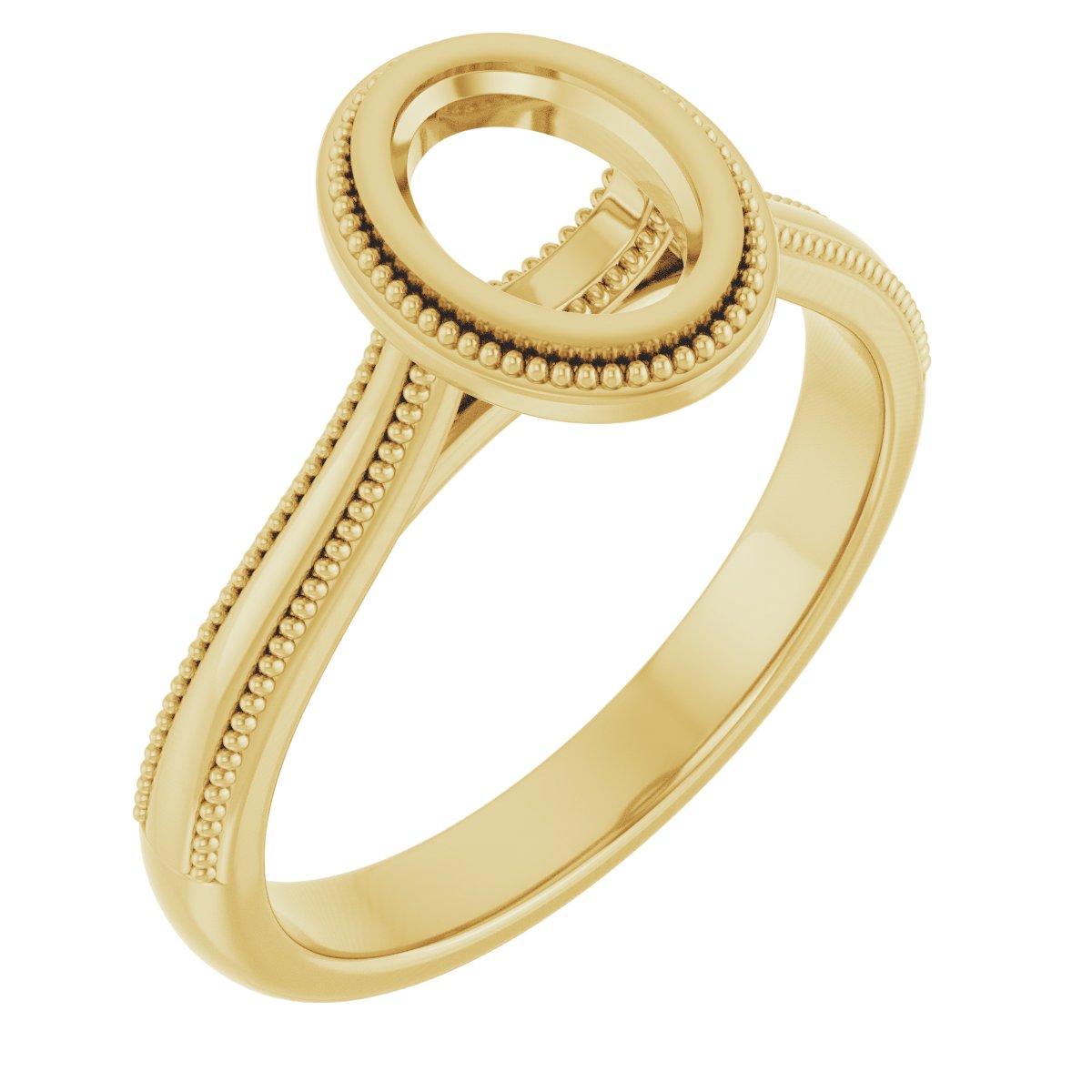 Bezel-Set Solitaire Engagement Ring