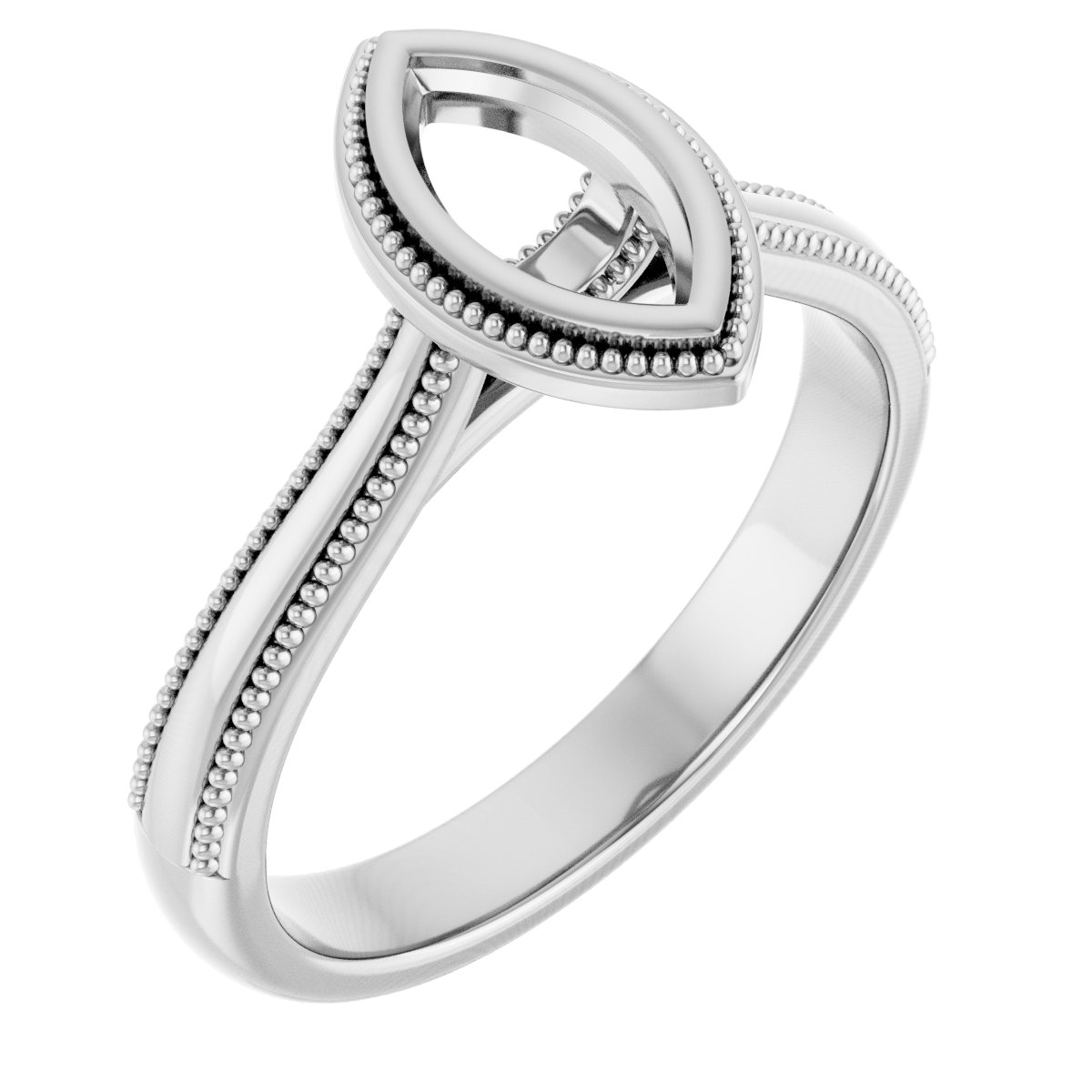 Bezel-Set Solitaire Engagement Ring