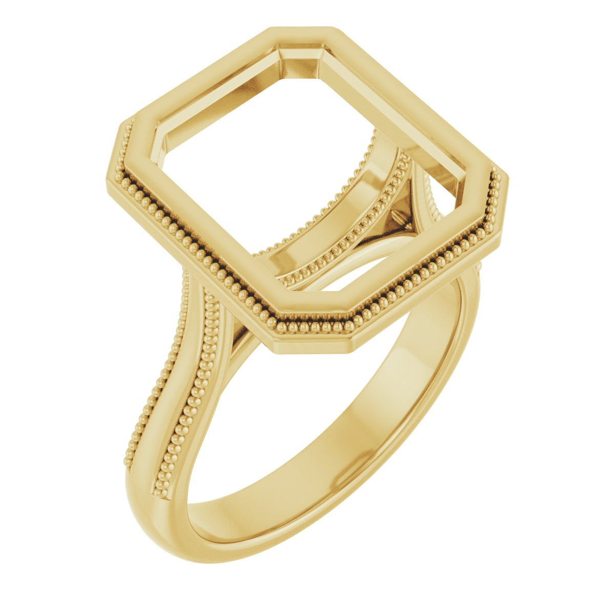 Bezel-Set Solitaire Engagement Ring