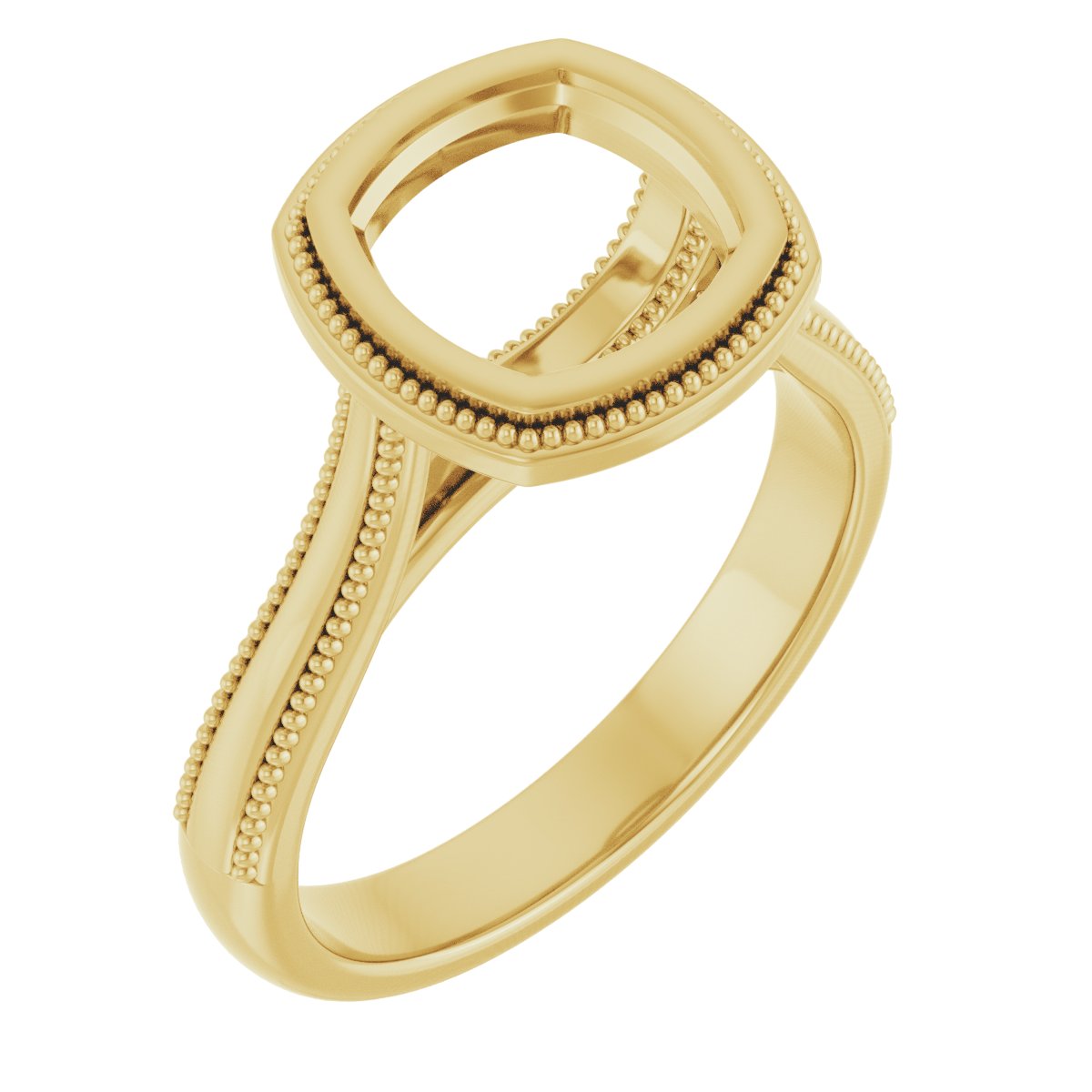 Bezel-Set Solitaire Engagement Ring