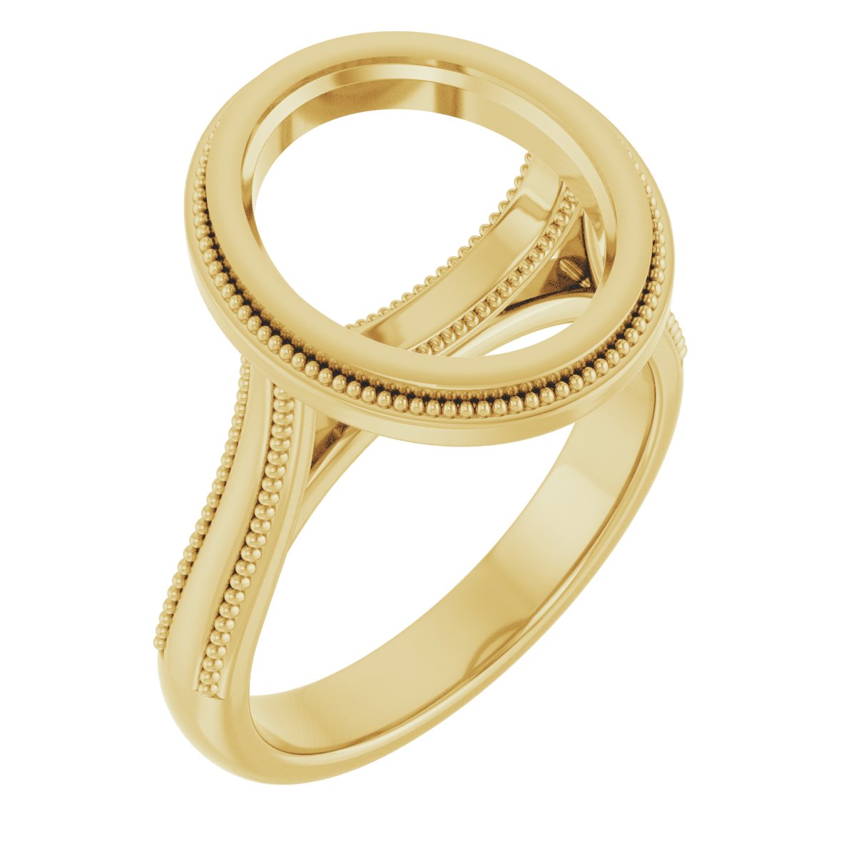 Bezel-Set Solitaire Engagement Ring