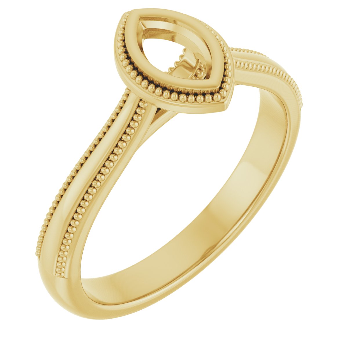 Bezel-Set Solitaire Engagement Ring