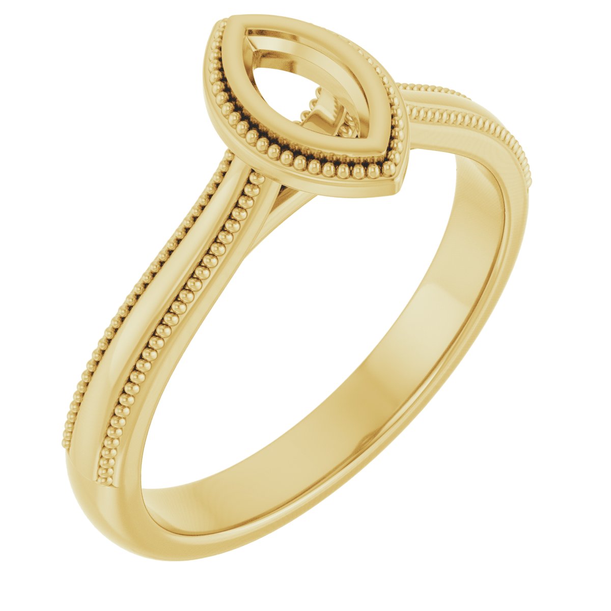 Bezel-Set Solitaire Engagement Ring