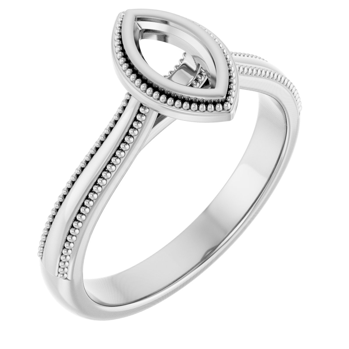 Bezel-Set Solitaire Engagement Ring