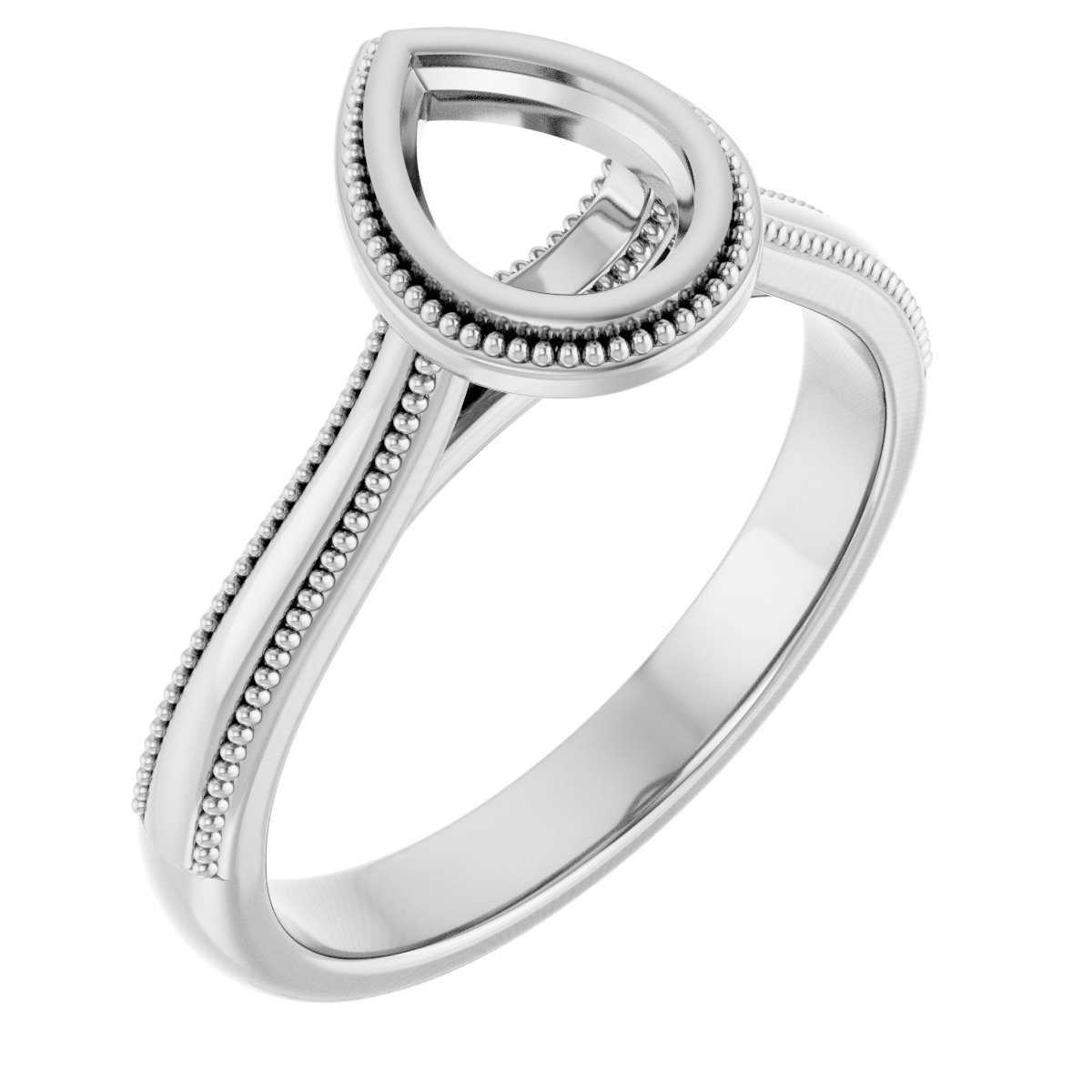 Bezel-Set Solitaire Engagement Ring