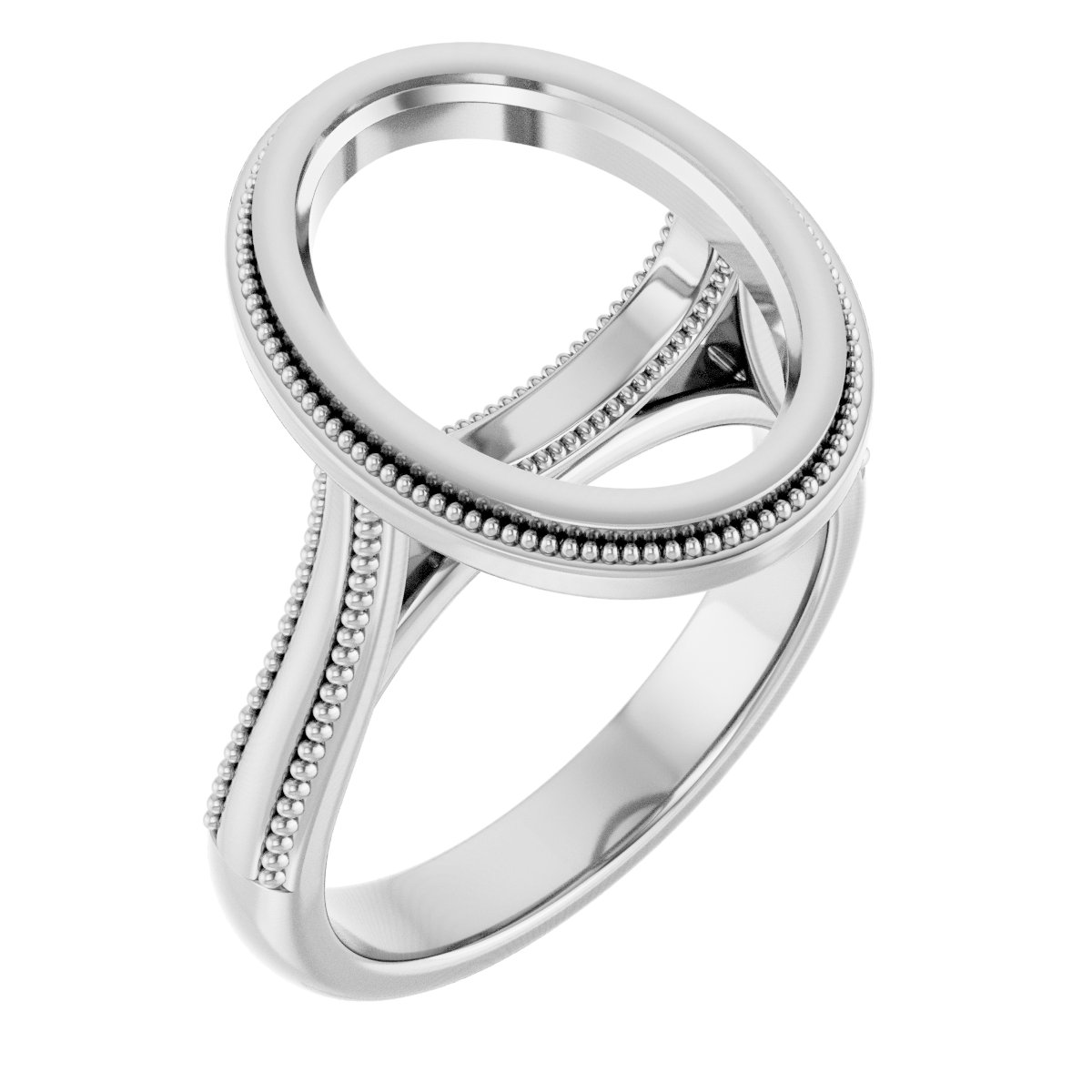 Bezel-Set Solitaire Engagement Ring