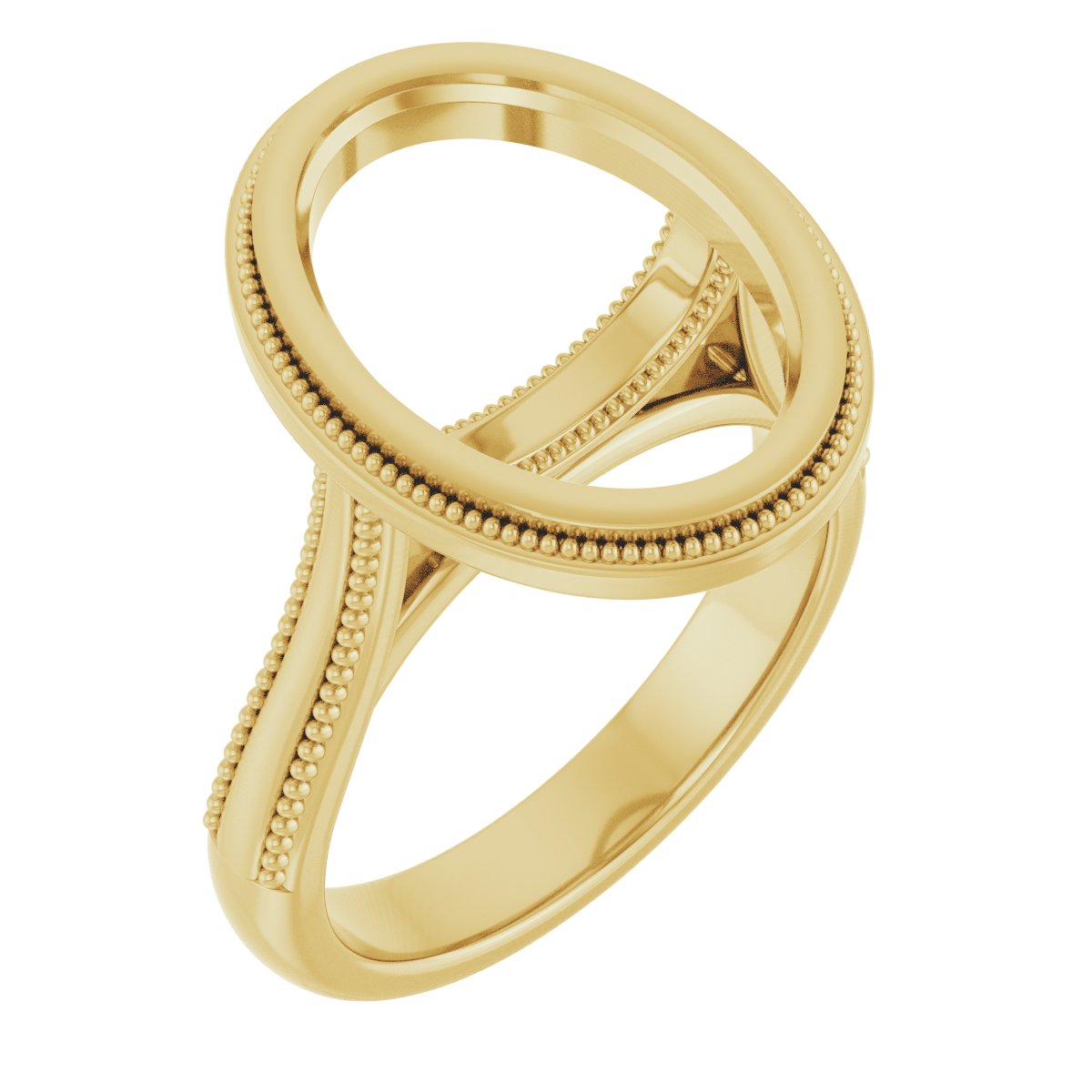 Bezel-Set Solitaire Engagement Ring