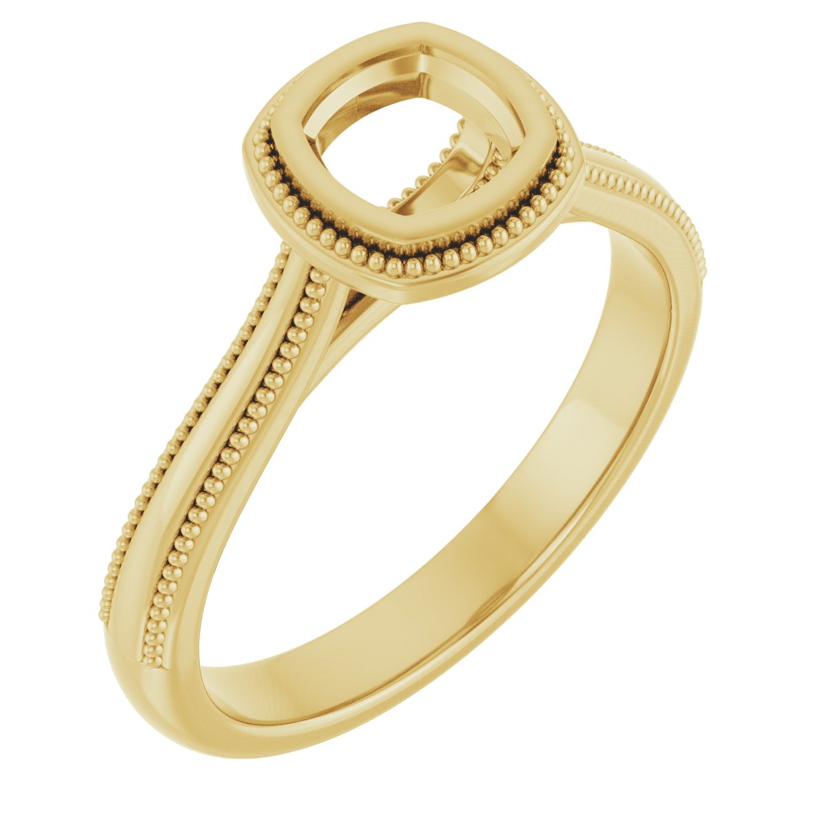 Bezel-Set Solitaire Engagement Ring