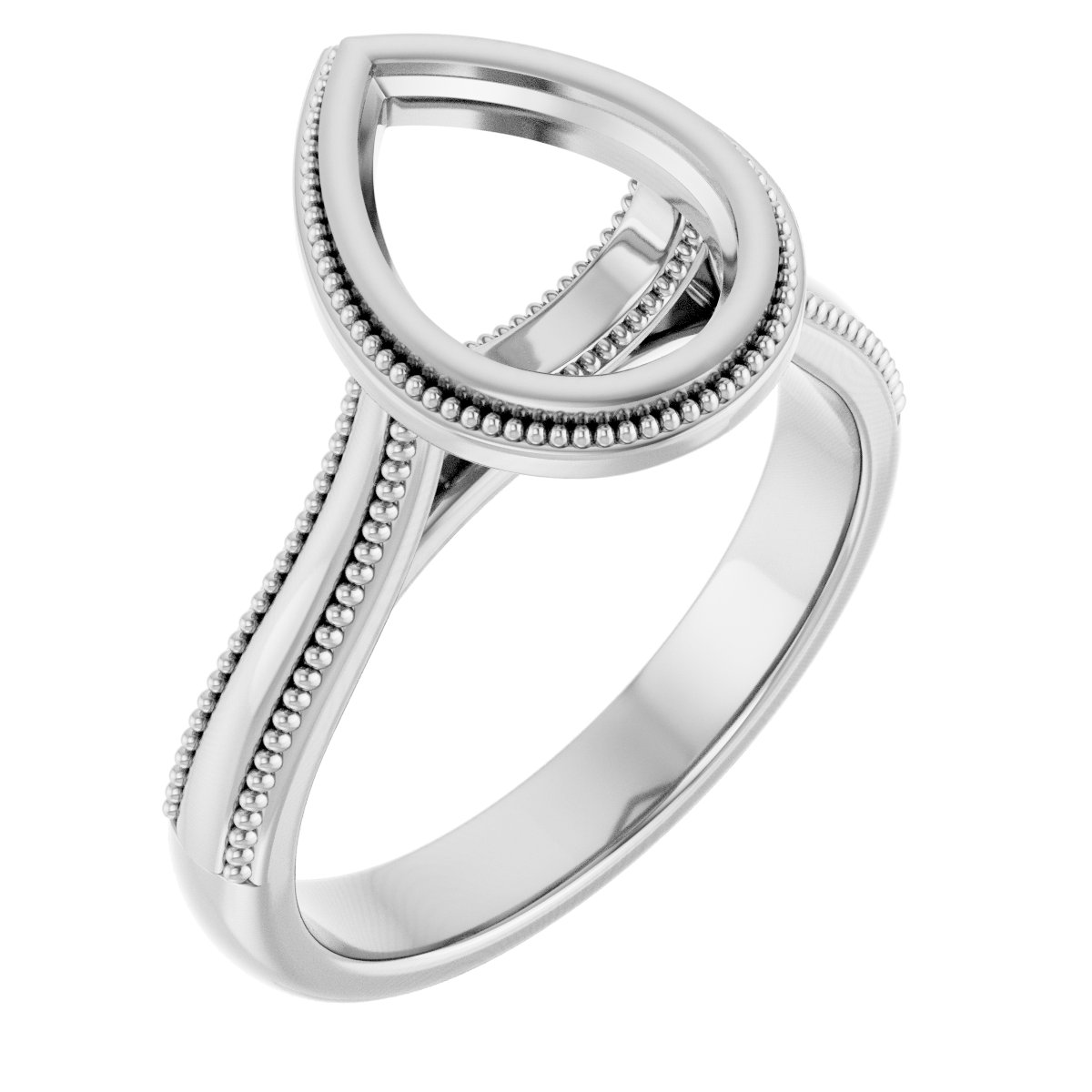 Bezel-Set Solitaire Engagement Ring