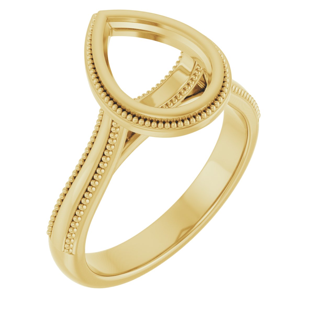 Bezel-Set Solitaire Engagement Ring