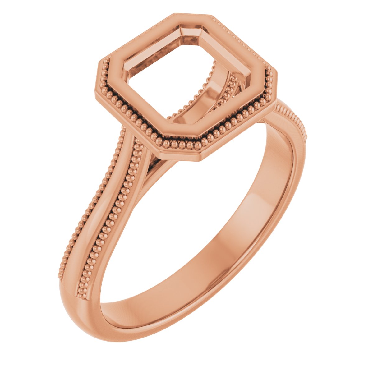 Bezel-Set Solitaire Engagement Ring